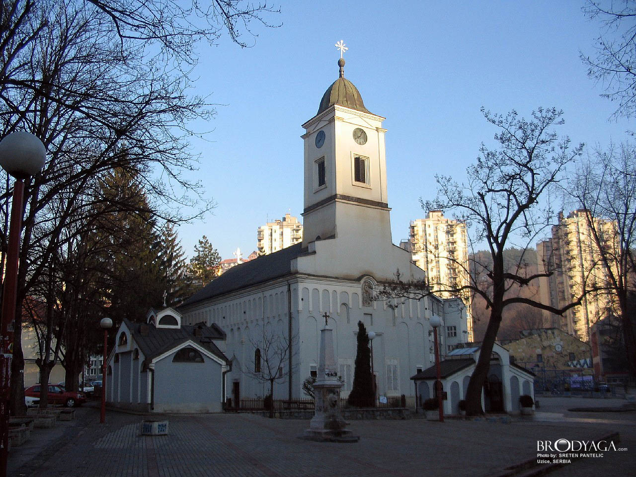 The Church of St.Georg  from the XIX century